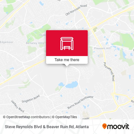 Steve Reynolds Blvd & Beaver Ruin Rd map