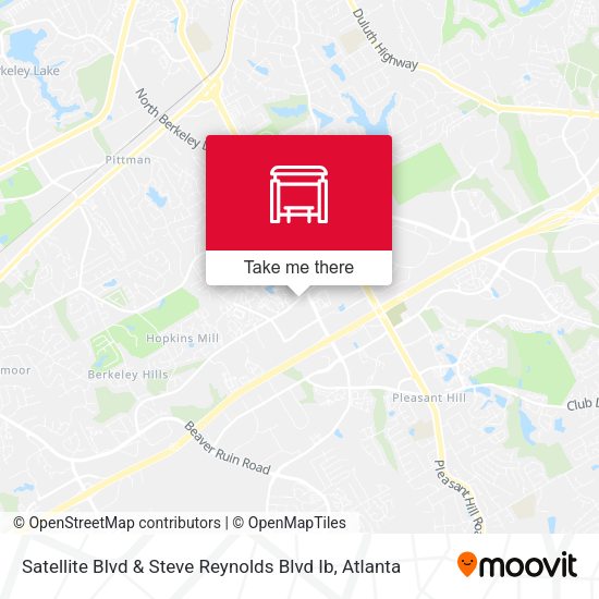 Satellite Blvd & Steve Reynolds Blvd Ib map