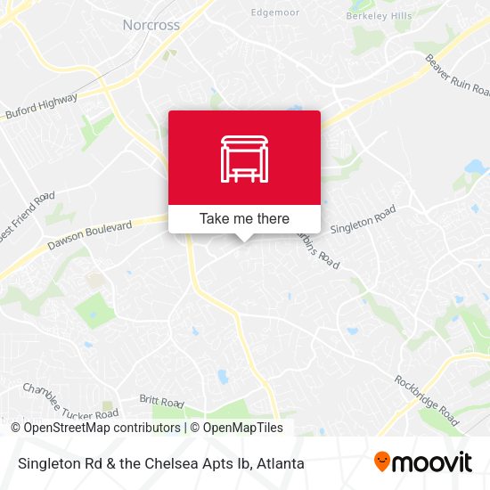 Singleton Rd & the Chelsea Apts Ib map