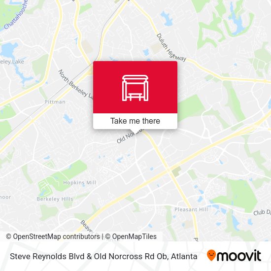 Mapa de Steve Reynolds Blvd & Old Norcross Rd Ob