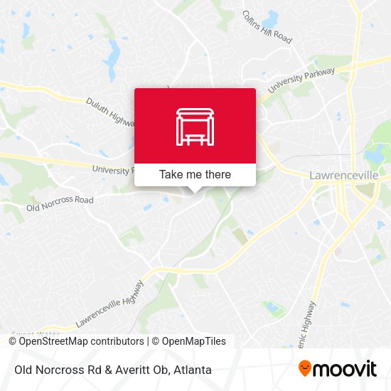 Mapa de Old Norcross Rd & Averitt Ob