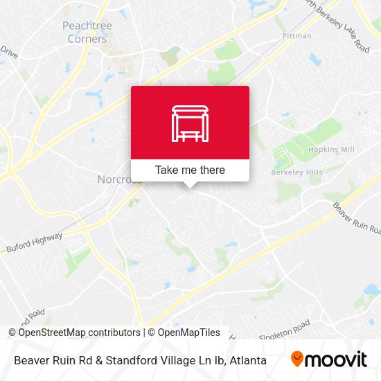 Mapa de Beaver Ruin Rd & Standford Village Ln Ib