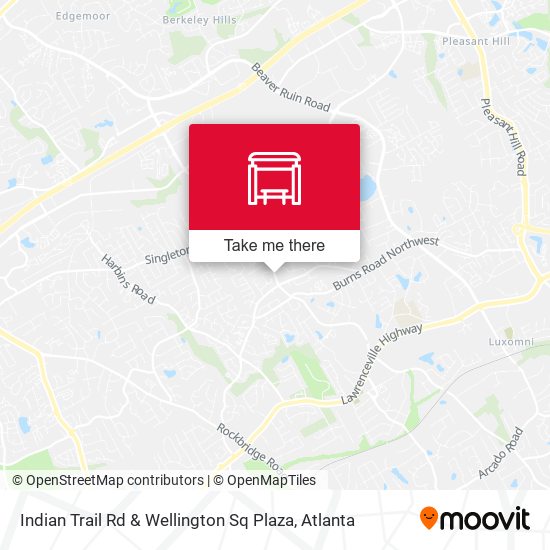 Mapa de Indian Trail Rd & Wellington Sq Plaza
