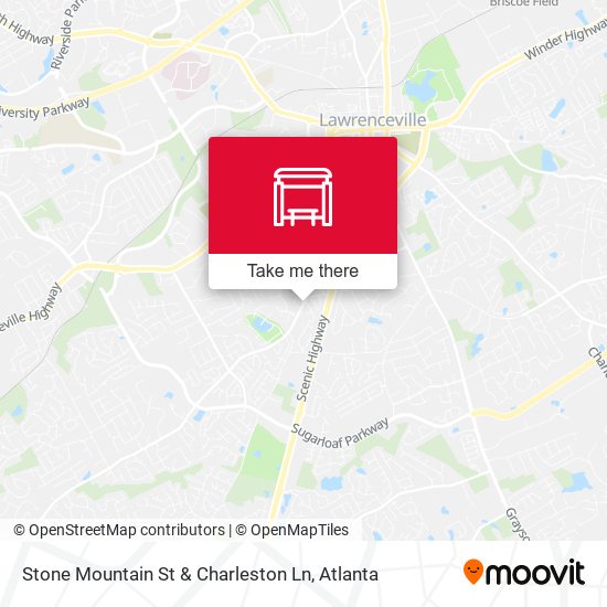 Mapa de Stone Mountain St & Charleston Ln