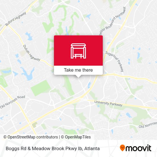 Boggs Rd & Meadow Brook Pkwy Ib map