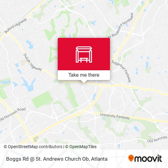 Mapa de Boggs Rd @ St. Andrews Church Ob