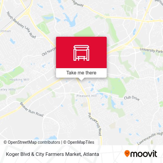 Mapa de Koger Blvd & City Farmers Market