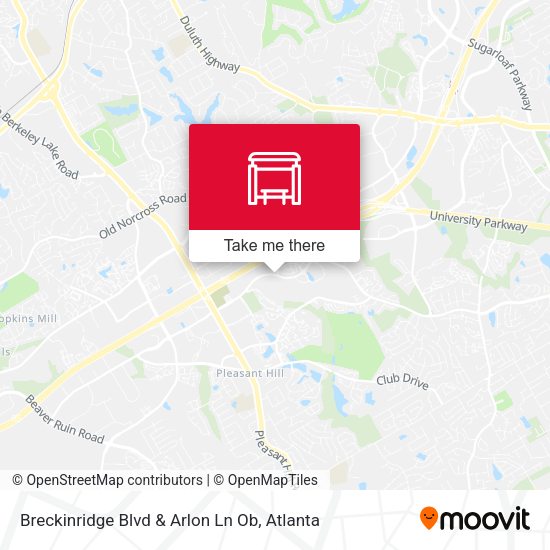 Mapa de Breckinridge Blvd & Arlon Ln Ob