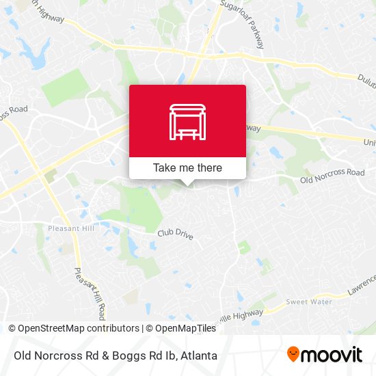 Mapa de Old Norcross Rd & Boggs Rd Ib