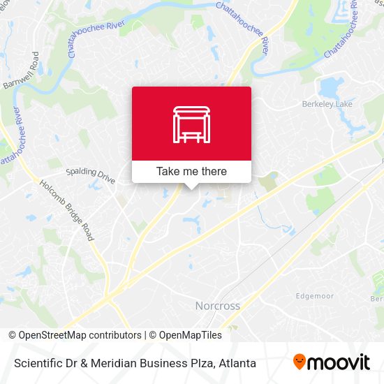 Scientific Dr & Meridian Business Plza map
