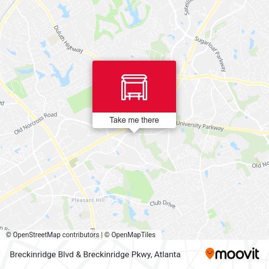 Breckinridge Blvd & Breckinridge Pkwy map