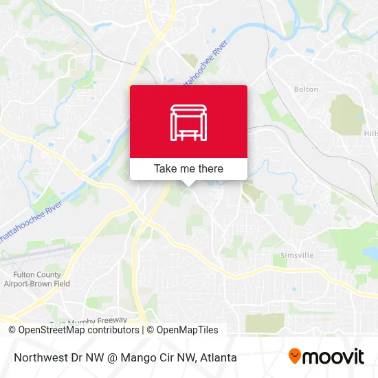 Northwest Dr NW @ Mango Cir NW map