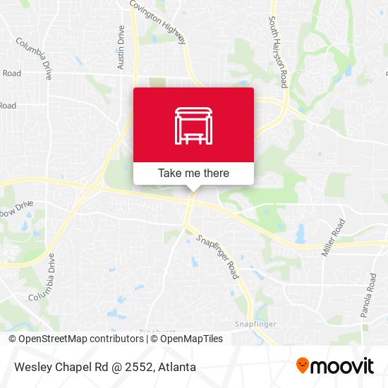 Mapa de Wesley Chapel Rd @ 2552