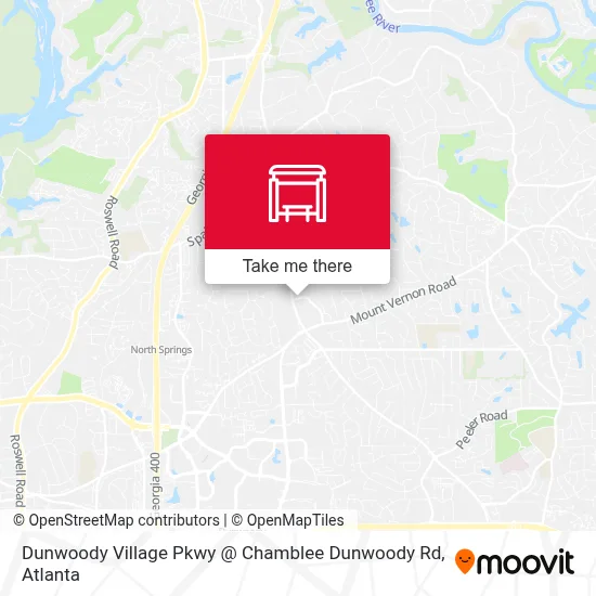 Dunwoody Village Pkwy @ Chamblee Dunwoody Rd map