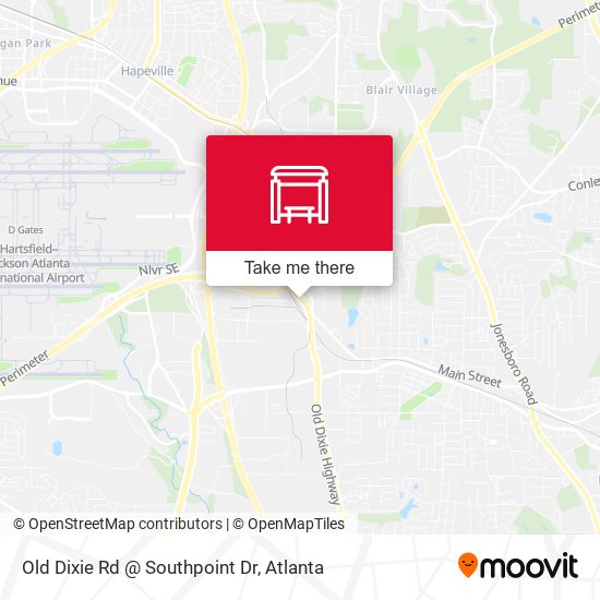 Mapa de Old Dixie Rd @ Southpoint Dr