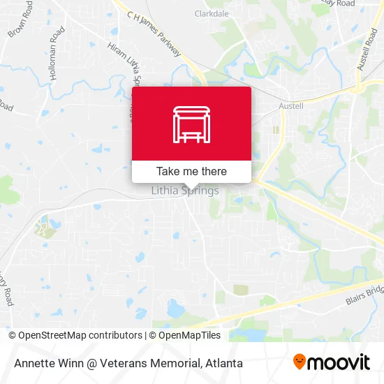 Annette Winn @ Veterans Memorial map