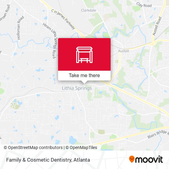 Family & Cosmetic Dentistry map