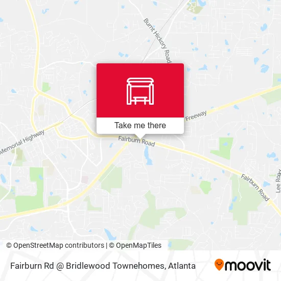 Mapa de Fairburn Rd @ Bridlewood Townehomes