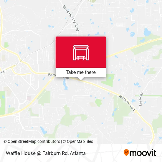 Mapa de Waffle House @ Fairburn Rd