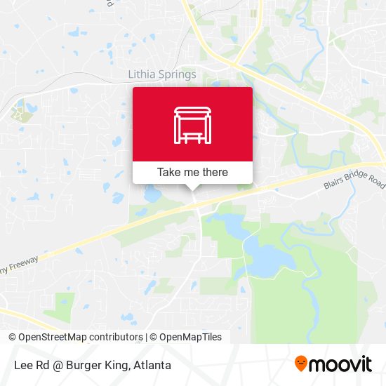 Mapa de Lee Rd @ Burger King