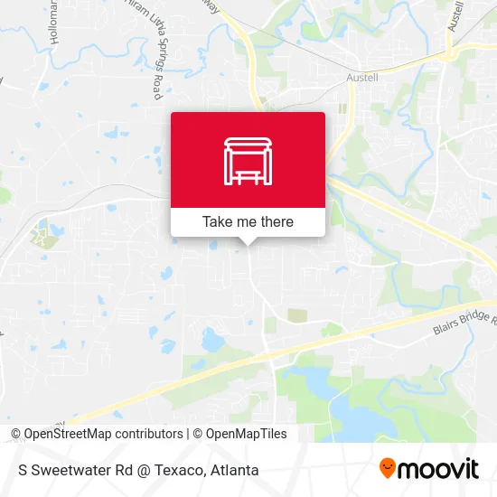 S Sweetwater Rd @ Texaco map