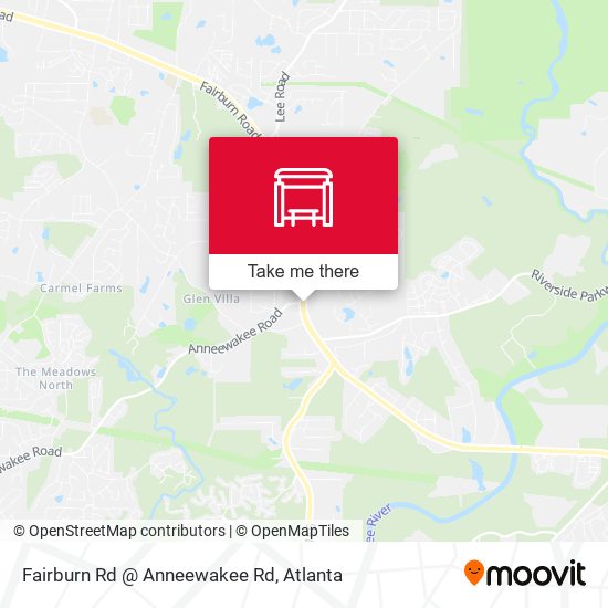 Fairburn Rd @ Anneewakee Rd map