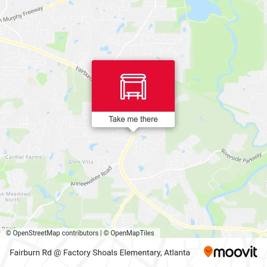 Fairburn Rd @ Factory Shoals Elementary map