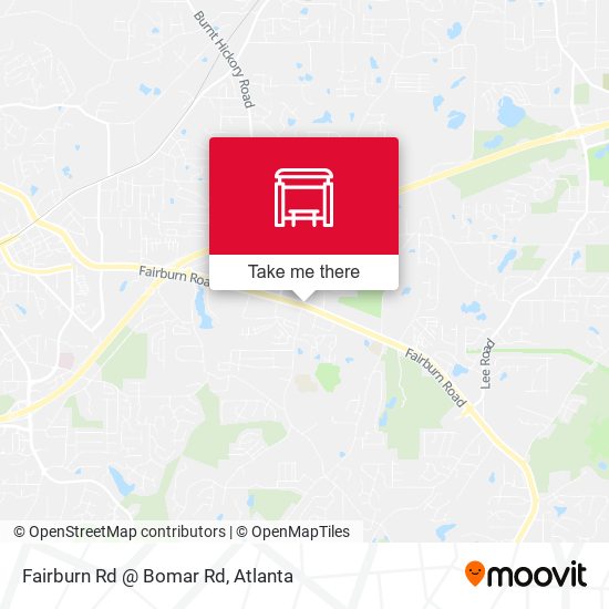 Mapa de Fairburn Rd @ Bomar Rd