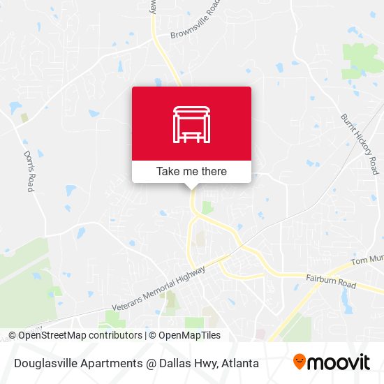 Mapa de Douglasville Apartments @ Dallas Hwy