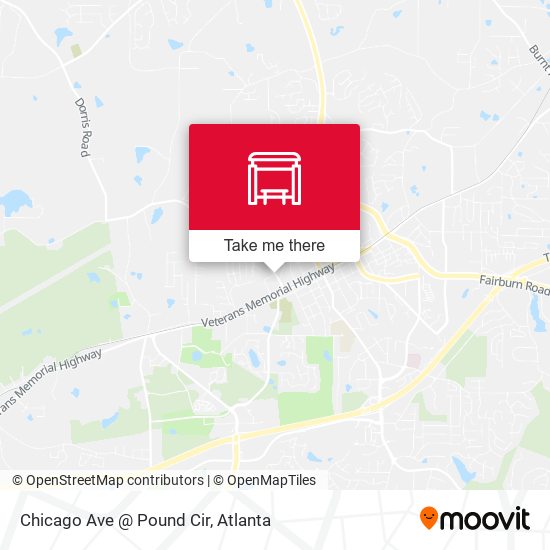 Chicago Ave @ Pound Cir map