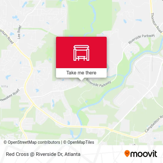 Red Cross @ Riverside Dr map