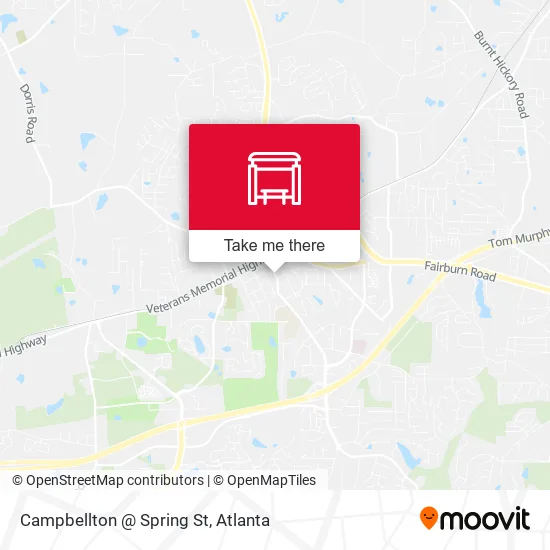 Mapa de Campbellton @ Spring St
