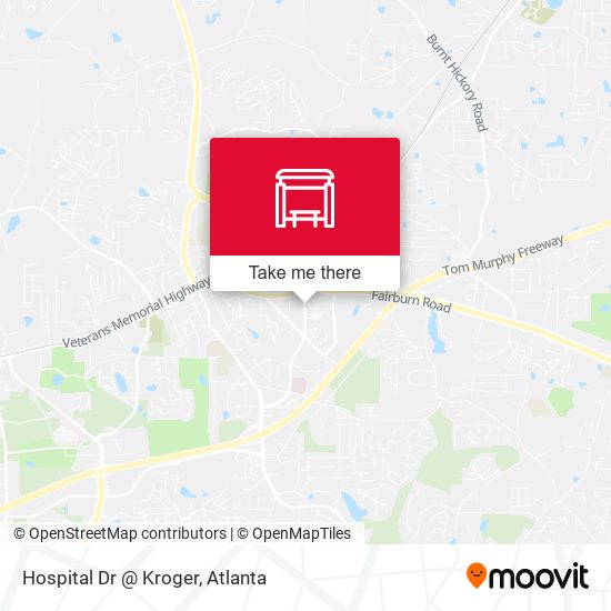 Hospital Dr @ Kroger map