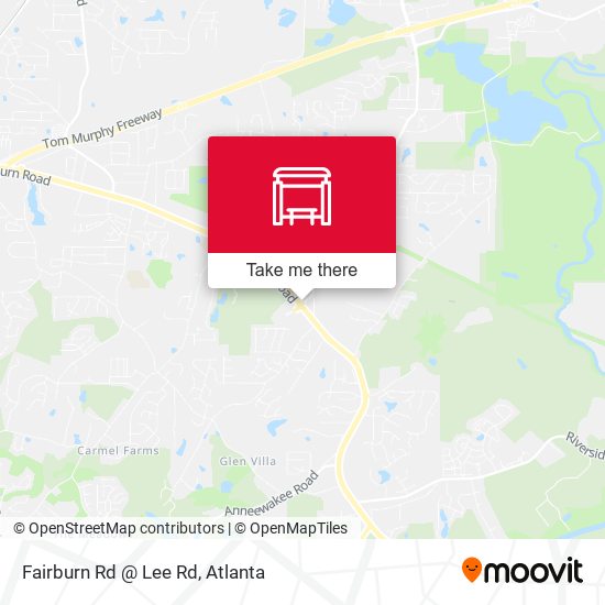 Mapa de Fairburn Rd @ Lee Rd