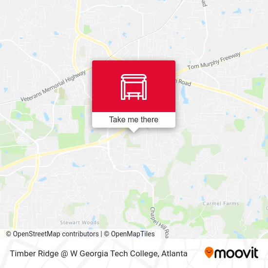 Timber Ridge @ W Georgia Tech College map
