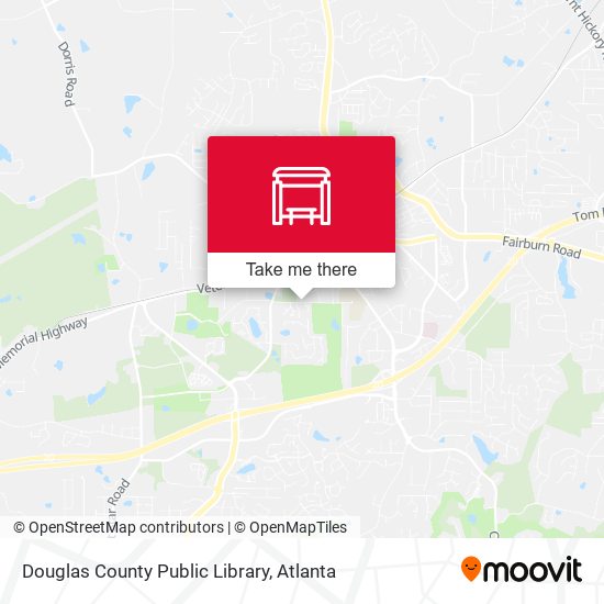 Mapa de Douglas County Public Library