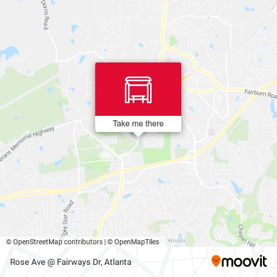 Rose Ave @ Fairways Dr map