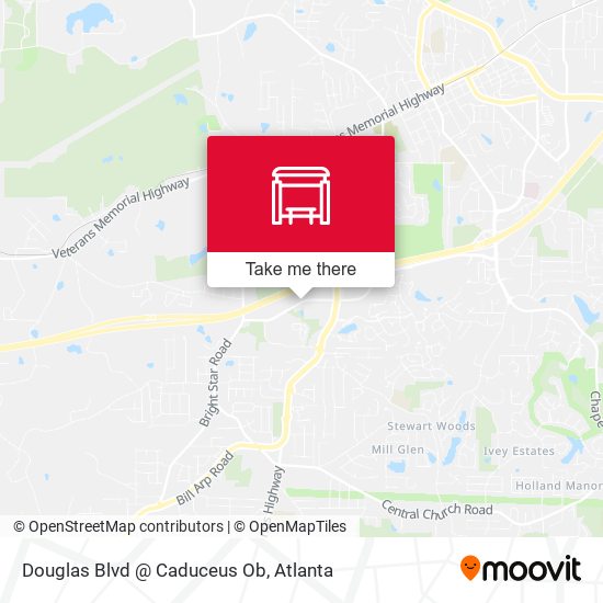 Douglas Blvd @ Caduceus Ob map