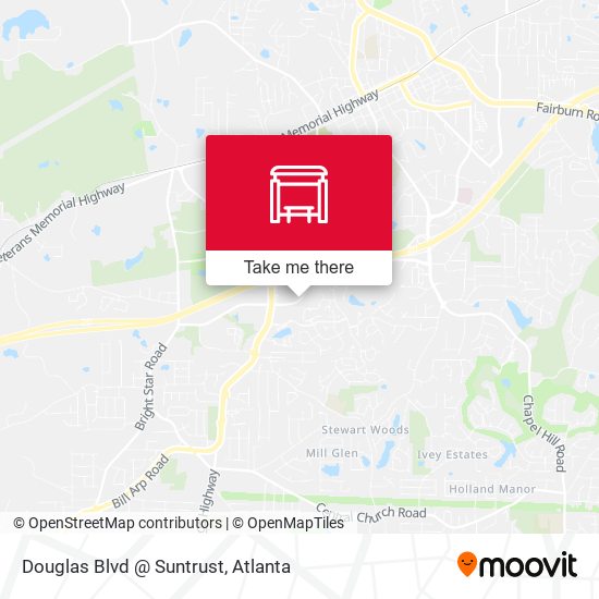 Douglas Blvd @ Suntrust map