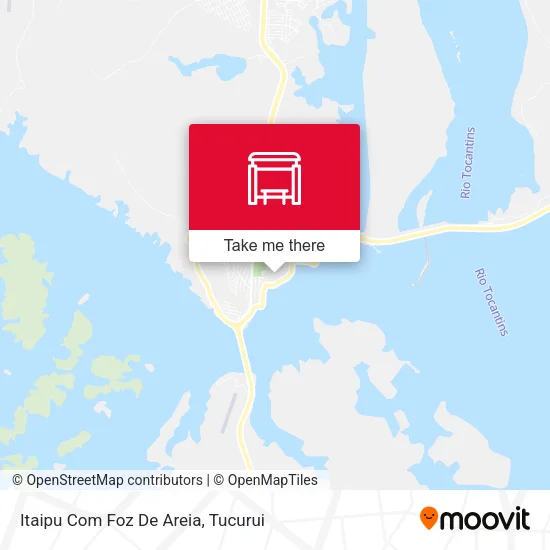 Itaipu Com Foz De Areia map