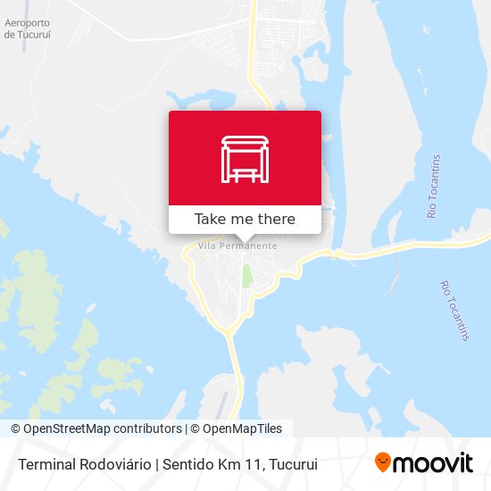 Mapa Terminal Rodoviário | Sentido Km 11