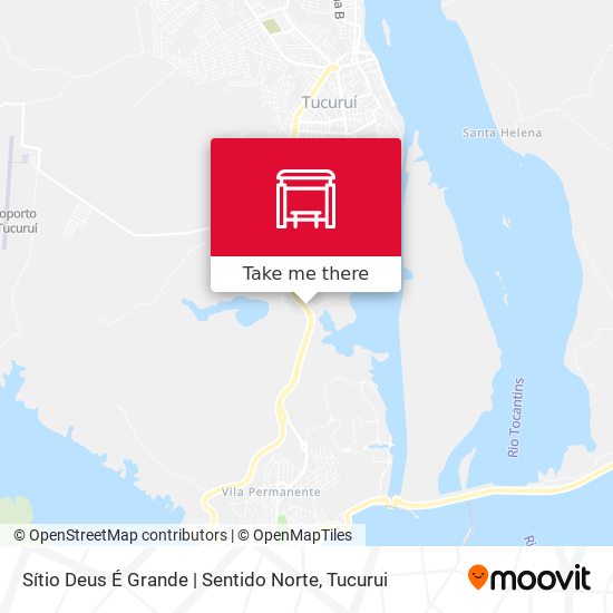 Sítio Deus É Grande | Sentido Norte map