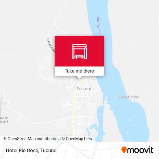 Hotel Rio Doce map