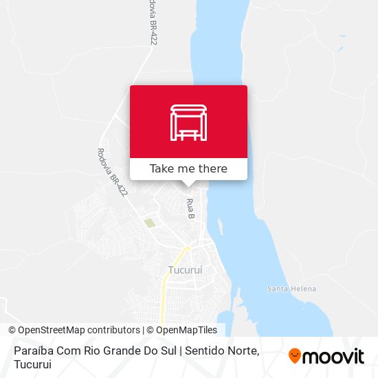 Mapa Paraíba Com Rio Grande Do Sul | Sentido Norte