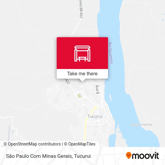 São Paulo Com Minas Gerais map
