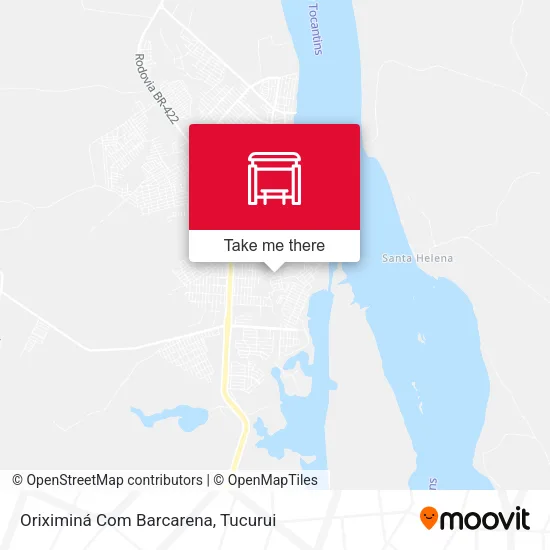 Oriximiná Com Barcarena map
