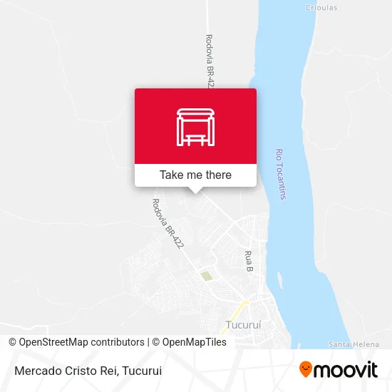 Mercado Cristo Rei map