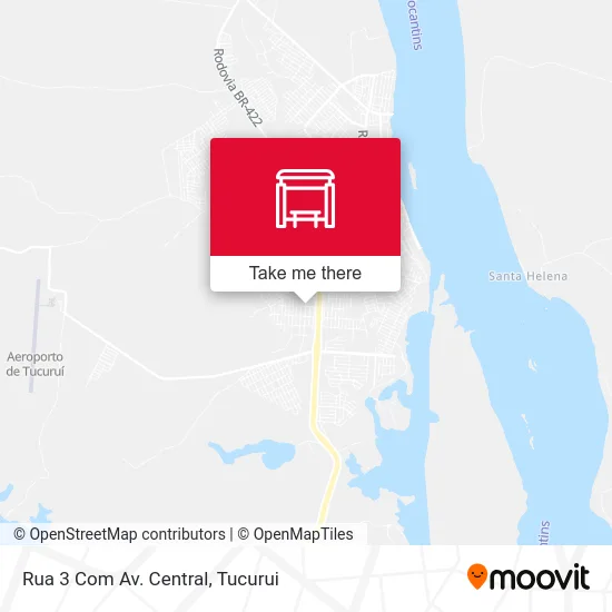 Rua 3 Com Av. Central map