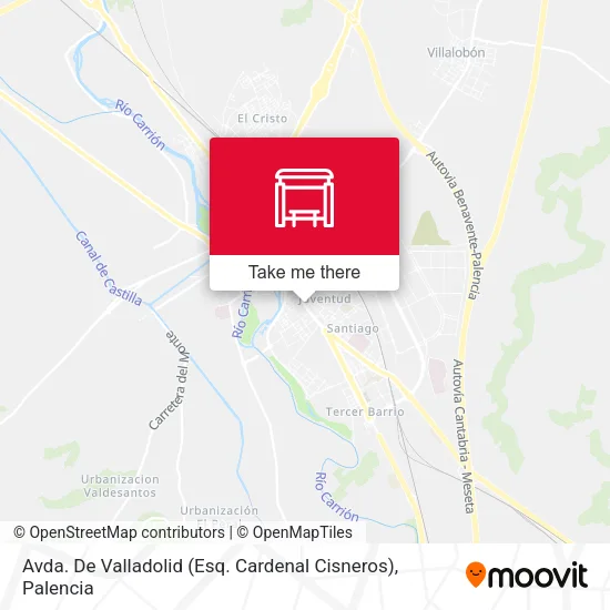 Avda. De Valladolid (Esq. Cardenal Cisneros) map