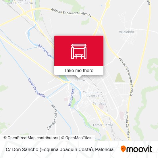 C/ Don Sancho (Esquina Joaquín Costa) map
